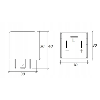 Przerywacz 3 pin CF14