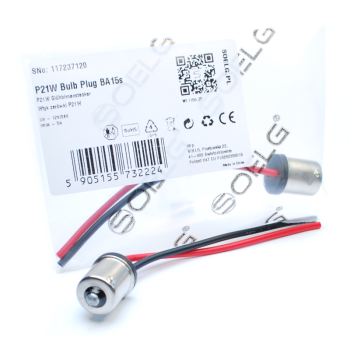 Wtyk P21W 1156 z przewodami