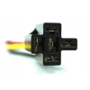 Gniazdo przekaźnika 5pin 1,25mm2 z diodą
