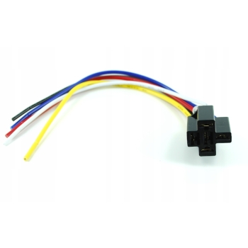 Gniazdo przekaźnika 5pin 1,25mm2 z diodą