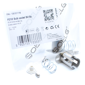 Gniazdo P21W 1156 metalowe przykręcane bez przewodów
