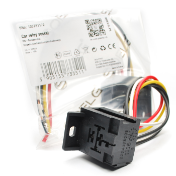 Gniazdo przekaźnika z uchwytem 1,0mm2