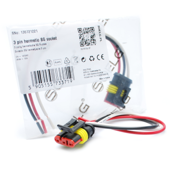 Gniazdo superseal 3 pin z przewodami
