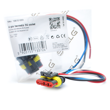 Gniazdo superseal 4 pin z przewodami