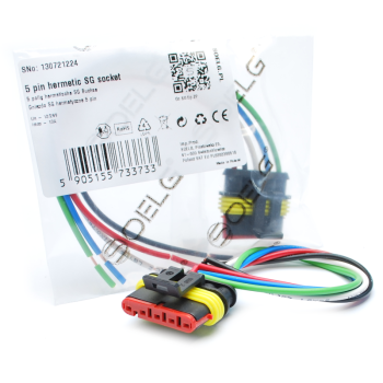 Gniazdo superseal 5 pin z przewodami