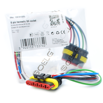 Gniazdo superseal 6 pin z przewodami