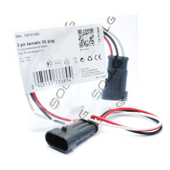 Wtyk superseal 3 pin z przewodami